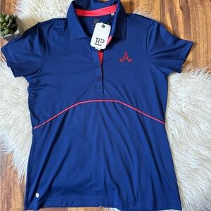 EP Women’s Polo Golf Tee Blue NWT